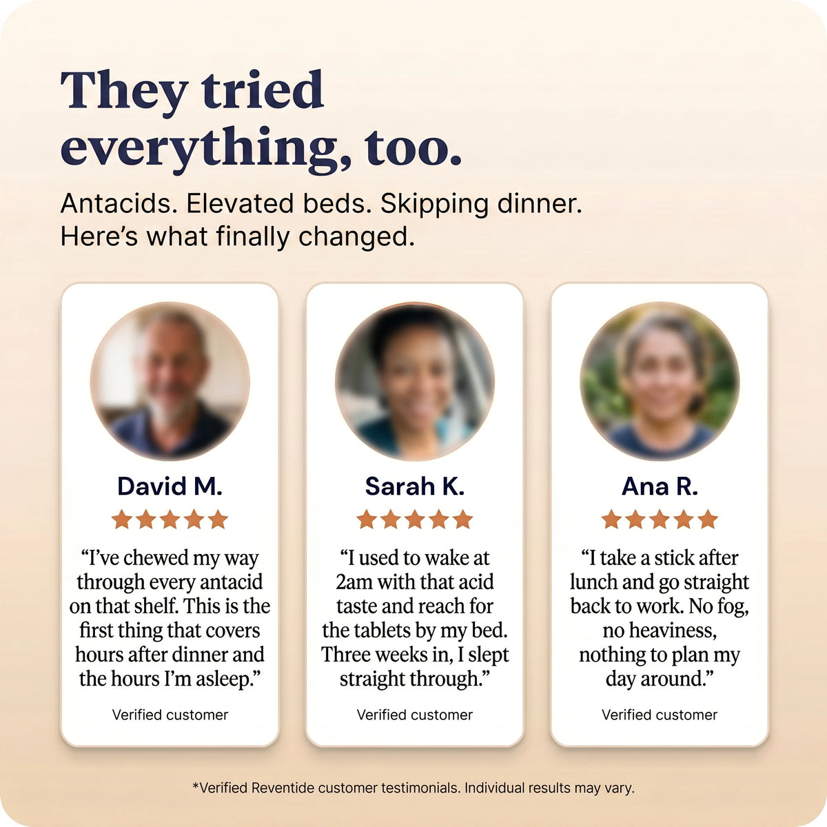 Customer stories — they tried everything, too