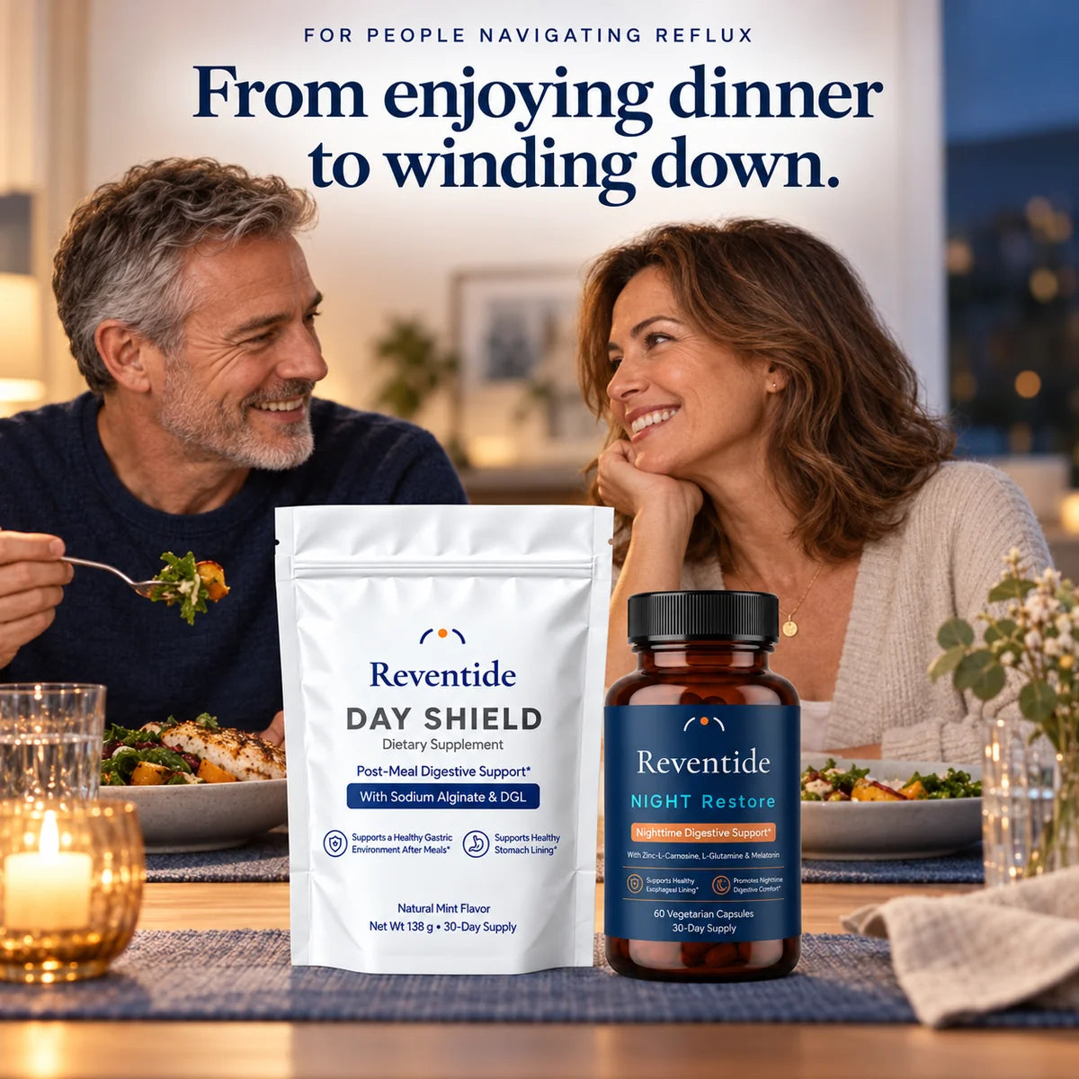 Aspirational Reventide lifestyle imagery: everyday moments you want back