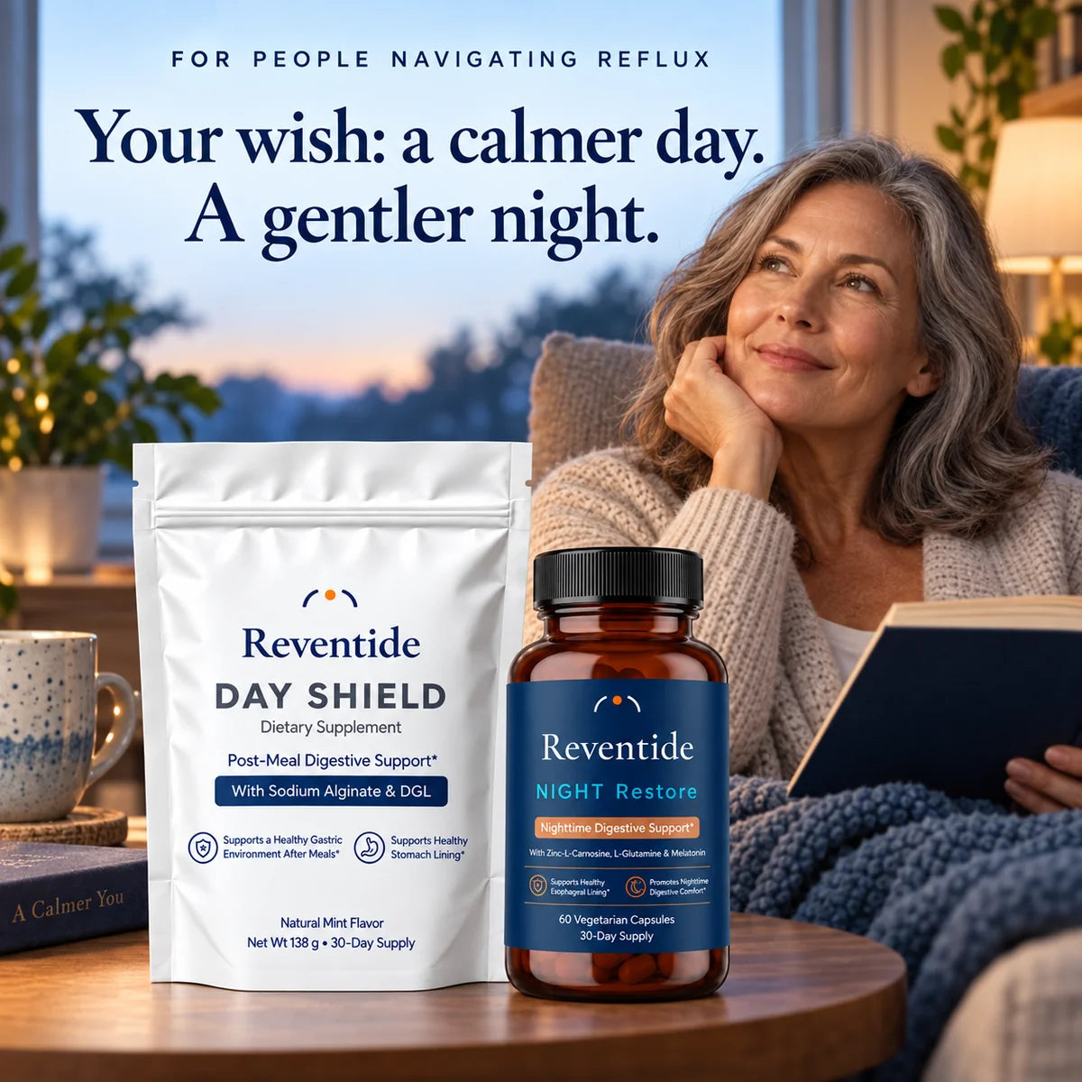 Aspirational Reventide lifestyle imagery: everyday moments you want back